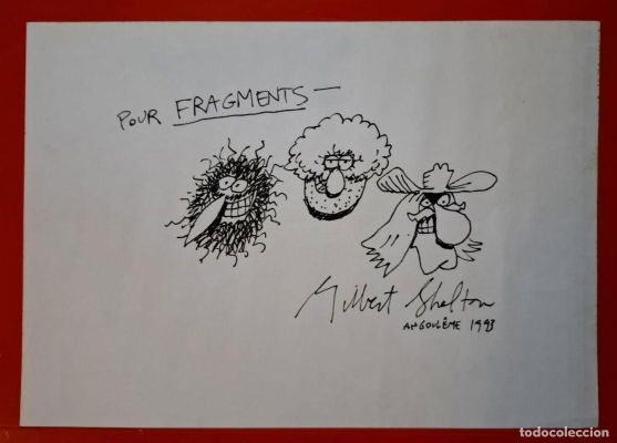 Dibujo original de Gilbert Shelton Freak Brothers | todocoleccion (Buy It Now)