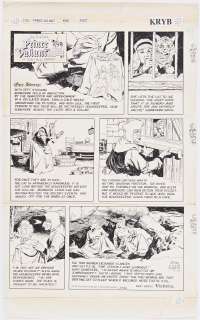 John Cullen Murphy ’’Prince Valiant’’ Sunday Comic Strip Original Artwork -- #2946 Dated 25 July 1993 | Nate Sanders