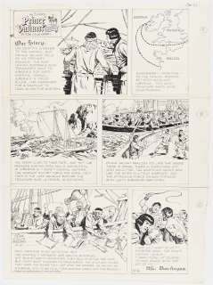 John Cullen Murphy ’’Prince Valiant’’ Sunday Comic Strip Original Artwork -- #3276 Dated 21 November 1999 | Nate Sanders