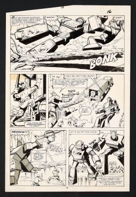 Don Perlin | Original Art from Transformers #28 (1987) Page 12 Pencils by Don Perlin | mycomicshop.com (Buy It Now)