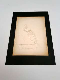 Milo Manara | Milo Manara illustrazione originale dedicace "Miele" - (1986) | Catawiki