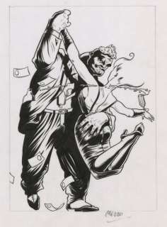 Mezzo | Mezzo - Dessin original - Les Désarmés - (1991) | Catawiki