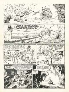 Riff Reb’s / Cromwell | Riff Reb’s / Cromwell - Planche originale - Le Bal de la sueur - (1985) | Catawiki