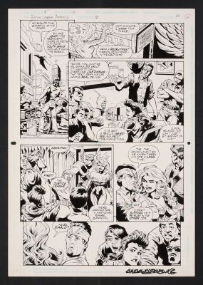 Original Art from Justice League America #110 (1996) Page 12 Pencils by Chuck Wojtkiewicz, Inks by Will Blyberg | mycomicshop.com