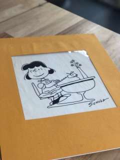 Charles M. Schulz | Peanuts / Snoopy - Lucy peanuts - Exemplaire unique - (1975) | Catawiki
