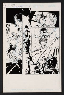 Oscar Jimenez, Eduardo Alpuente - Original Art from Wolverine: Black Rio #1 (1998) Page 25 Pencils by Oscar Jimenez, Inks by Eduardo Alpuente