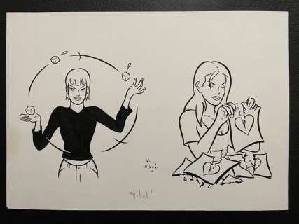 Minus, Walter | Minus, Walter - Dessin original - Vital | Catawiki