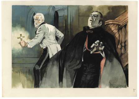 Shuji Yanagi Hand-Drawn Color Illustration "Futami Shobo Dracula Encyclopedia" Used | Mandarake (Big Web)