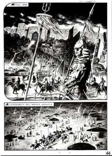 Maurizio Dotti - | Maurizio Dotti - 6x Tavola Originale - Dampyr n. 123 "I senza morte" - (2010) | Catawiki