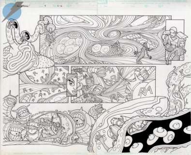 Seth Fisher - fantastic four/iron man: big in japan issue 4 page 5-6