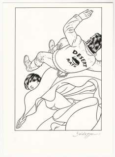 Roberto Baldazzini | Roberto Baldazzini - illustrazione originale per tavola di "Dei e Uomini vol. 1" - (2013) | Catawiki