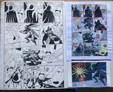 Torres, Daniel | Torres, Daniel - Original page + original colour page + original colour drawing - Cosmo el robot - Cosmo Wars - (2001/2020) | Catawiki