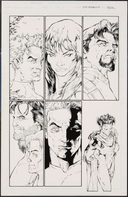 John Floyd | Original Art from Eternal Warriors Archer and Armstrong (1997) Page 3 Pencils by Robert Teranishi Inks | mycomicshop.com (Buy It Now)