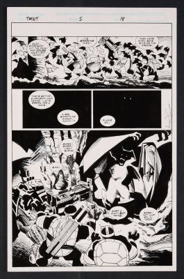 Andrew Pepoy, Frank Fosco | Original Art from Teenage Mutant Ninja Turtles #5 (1996) Page 18 Pencils by Frank Fosco, Inks by Andrew Pepoy | mycomicshop.com