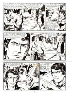 Gallieno Ferri - | Gallieno Ferri - Tavola Originale - Zagor n. 136 "Zagor si scatena" - (1977) | Catawiki