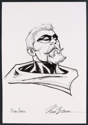 Russ Braun | Green Arrow Sketch | mycomicshop.com
