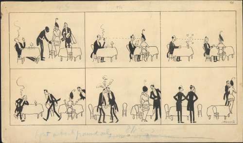 Morris-" A Little Story Without Words" Comic Strip (1914) | Russ Cochran