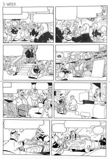 José Maria Millet Lopez, Rick Marschall, Bob Bartholomew | Donald Duck D 7986 - Thicker Than Water - Inked Original Comic Page by José Maria Millet Lopez - page 3 - (1984) | Catawiki