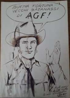 Galep (Aurelio Galleppini) | Galep (Aurelio Galleppini) - sketch/dedicace originale Tex - (1970) | Catawiki