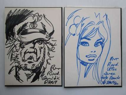 Dany | Dany - 2x Dessin original dédicacé - Colombe + Bernard Prince | Catawiki