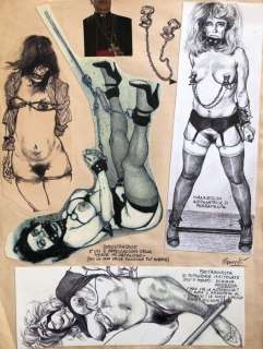 Riccardo Mannelli | Riccardo Mannelli - illustrazione originale pubblicata su “Eccetto me e la mia scimmia ” / pag. 57 - Page volante - Exemplaire unique | Catawiki