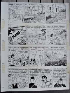 Pom (Jozef Van Hove) | Pom (Jozef van Hove) - Originele pagina (strook 191-194) - Piet Pienter en Bert Bibber 9 - Buldaarse Rhapsodie - (1958) | Catawiki