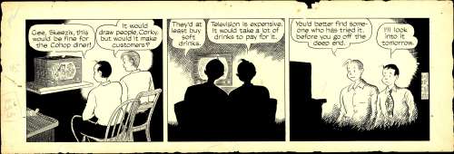 King - Gasoline Alley, Original Daily Strip Art (12/12/1950) | Russ Cochran