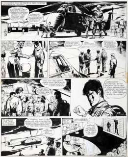 Jijé | Tanguy et Laverdure, planche n°48 Ã  l’encre de C… | Millon