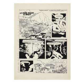 BAUDOIN Edmond (né en 1942) Planche originale " La Danse devant le buffet ". | Tajan