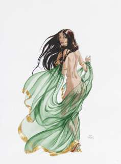 Miralles Ana | ILLUSTRATION ORIGINALE Aquarelle, encre de Chine et crayon | Cornette de St Cyr