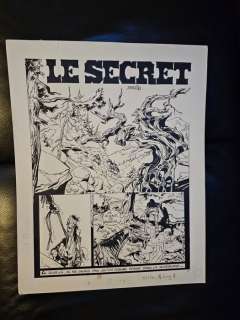 Derib (Claude de Ribaupierre) | Derib - Planche originale (p.1) - Buddy Longway T5 - Le secret - Exemplaire unique - (1977) | Catawiki