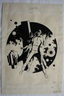 Matena, Dick - Matena, Dick - Originele tekening - Cover - Virl 2 - Speurtocht naar Terra - (1986)