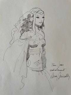Miralles | Miralles, Ana - Dessin original dédicacé - Djinn | Catawiki