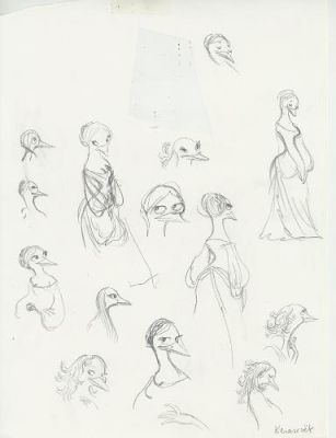 Kerascoët | Donjon, recherche de personnages | Galerie 9ème Art