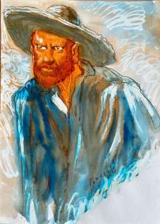 Smudja, Gradimir | Smudja, Gradimir - Illustrazione originale "Vincent van Gogh" | Catawiki