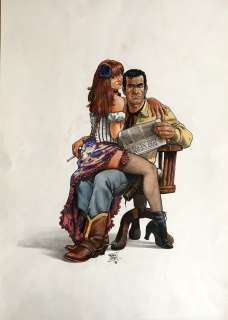 Luca Tarlazzi - Original illustration cm. 30x42. Signed. Mint