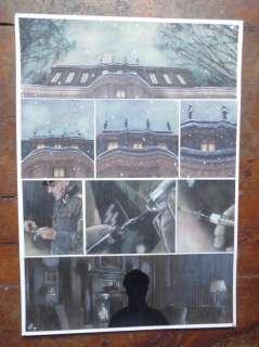 Le Hénanff, Fabrice | Le Hénanff, Fabrice - Planche originale couleur + dessin original couleur - Wannsee - (2017/2023) | Catawiki