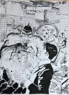 Bruno Brindisi - Original illustration for Dylan Dog. Cm. 30x40. Ink. Signed. Mint