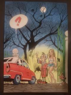 Gürsel, Gürçan | Gürsel, Gürçan - Dessin original couleur - Hommage à Franquin | Catawiki