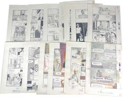 Hiraku Machida Hand-Drawn Manuscript "Requiem White" 16 Sheets | Mandarake (Big Web)