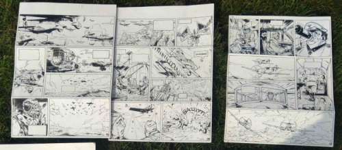 Bingono, Brice | Bingono, Brice - 3x Planches originales - Le Passeur T1 / T2 - (2009) | Catawiki