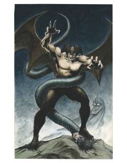 Dynamic Pro Hand-Drawn Color Illustration "Devilman" | Mandarake (Big Web)