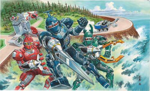 Masami Watanabe Hand-Drawn Color Illustration "Jyuko Bee Fighter" | Mandarake (Big Web)