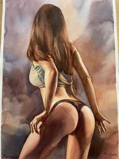 Serdnova Anastasija | ‘Horizon’ - 1 Original drawing - Size: 42cm x 30cm Signed - (2022) | Catawiki