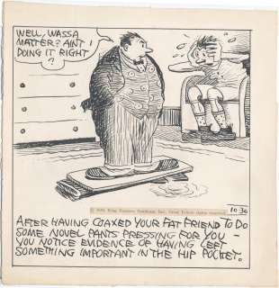 Herriman - Embarrassing Moments Original Daily Strip 10/30/1930 | Russ Cochran
