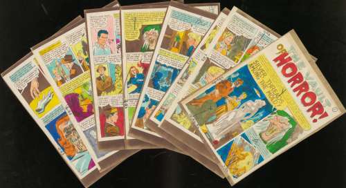 Craig-Silver Threads Among The Mold- Vault of Horror NO 27 ,Complete 7 pg Story Silver Print (1952) | Russ Cochran