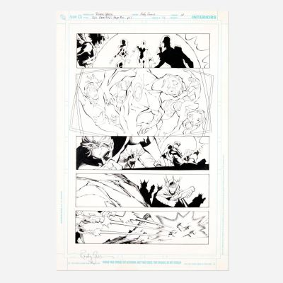 Lot 246 - Randy Green and Andy Owens, JLA Classified #47 Story Page 10 Original Art (DC Comics, 2008) | Landry Pop Auctions