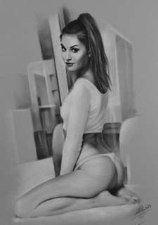 Denis Prenzel | Denis Prenzel - Original drawing - Bella - Size: 29,7 x 42 cm - Page volante - Exemplaire unique - (2023) | Catawiki