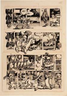 Rick Griffin Zap Comix #2 Complete One-Page Story Original Art (Apex Novelties, 1968). It’s weird, it’s - | Heritage