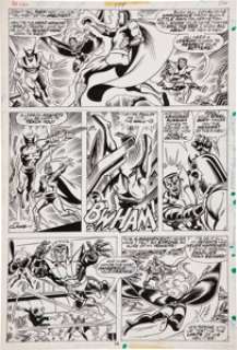 Dave Cockrum and Sam Grainger X-Men #104 page 16 Original Art (Marvel, 1977). "What say we cut ol‘ -